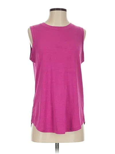 Pre-owned Athleta Sleeveless T-shirt In Pink