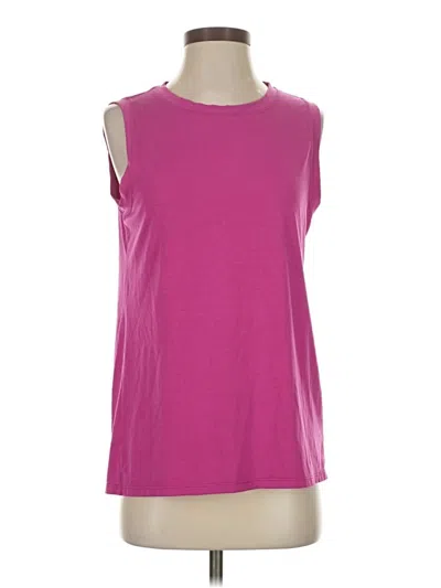 Pre-owned Athleta Sleeveless T-shirt In Pink