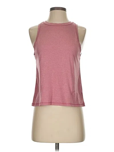 Pre-owned Athleta Sleeveless T-shirt In Pink