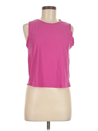 Pre-owned Athleta Sleeveless T-shirt In Pink