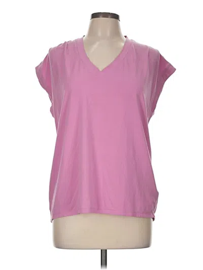 Pre-owned Athleta Sleeveless T-shirt In Pink