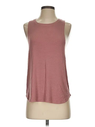 Pre-owned Athleta Sleeveless T-shirt In Pink