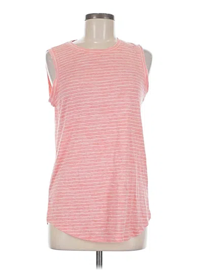 Pre-owned Athleta Sleeveless T-shirt In Pink