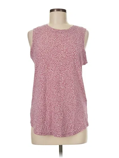 Pre-owned Athleta Sleeveless T-shirt In Pink