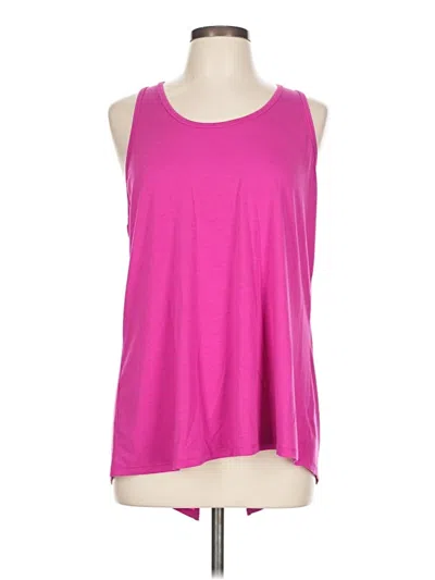 Pre-owned Athleta Sleeveless T-shirt In Pink