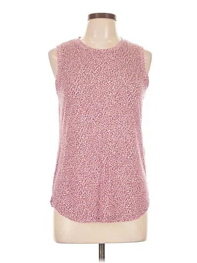 Pre-owned Athleta Sleeveless T-shirt In Pink