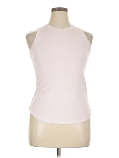 Pre-owned Athleta Sleeveless T-shirt In Pink