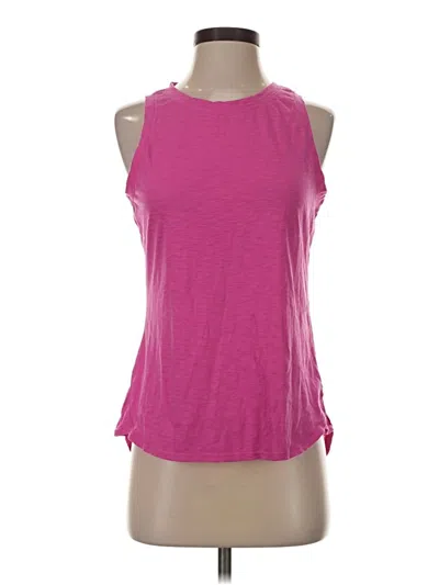 Pre-owned Athleta Sleeveless T-shirt In Pink