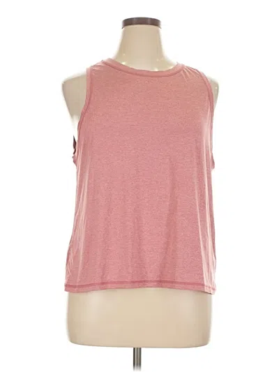 Pre-owned Athleta Sleeveless T-shirt In Pink