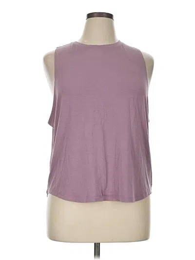 Pre-owned Athleta Sleeveless T-shirt In Purple
