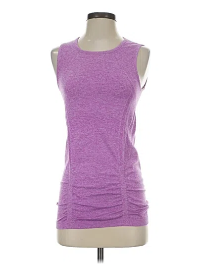 Pre-owned Athleta Sleeveless T-shirt In Purple