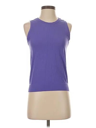 Pre-owned Athleta Sleeveless T-shirt In Purple