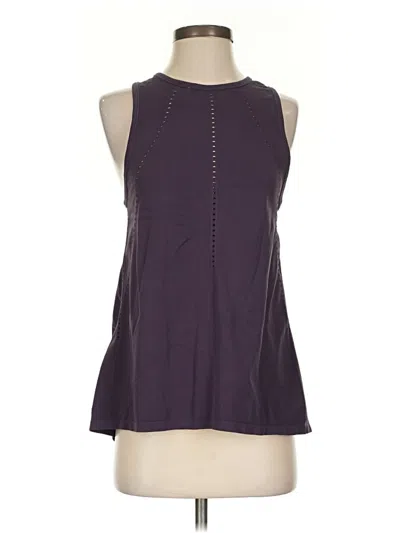 Pre-owned Athleta Sleeveless T-shirt In Purple