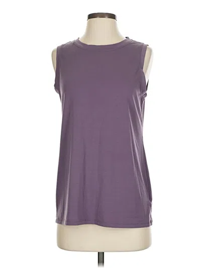 Pre-owned Athleta Sleeveless T-shirt In Purple
