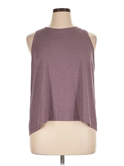 Pre-owned Athleta Sleeveless T-shirt In Purple