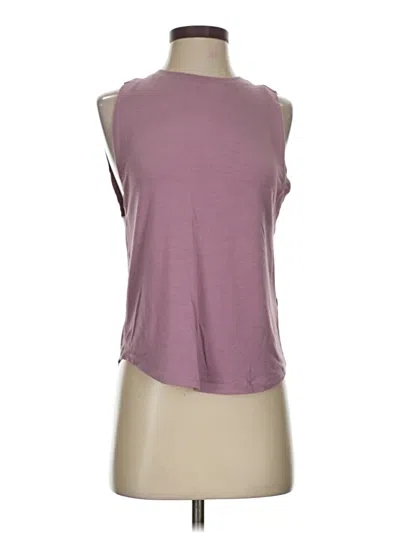 Pre-owned Athleta Sleeveless T-shirt In Purple