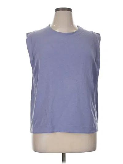 Pre-owned Athleta Sleeveless T-shirt In Purple
