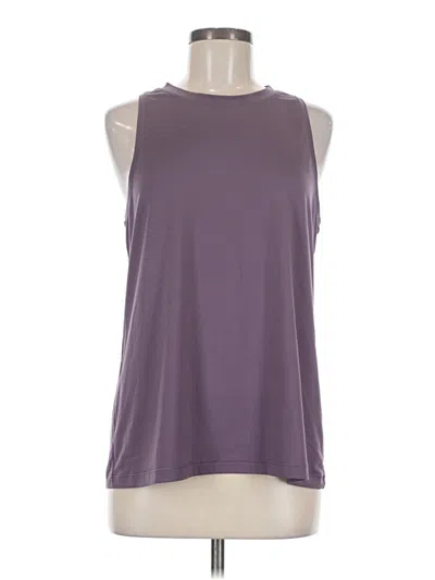 Pre-owned Athleta Sleeveless T-shirt In Purple