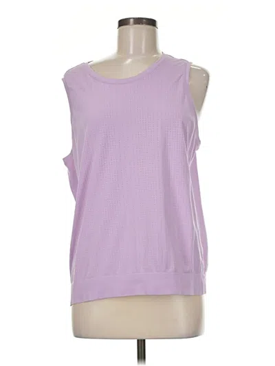 Pre-owned Athleta Sleeveless T-shirt In Purple
