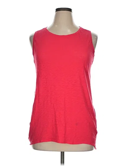 Pre-owned Athleta Sleeveless T-shirt In Red