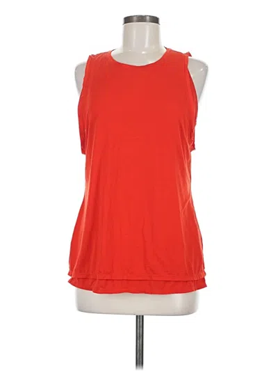 Pre-owned Athleta Sleeveless T-shirt In Red