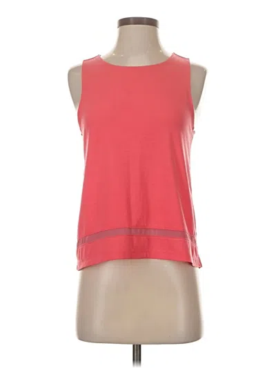 Pre-owned Athleta Sleeveless T-shirt In Red
