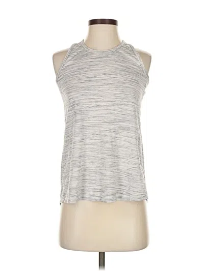 Pre-owned Athleta Sleeveless T-shirt In Silver