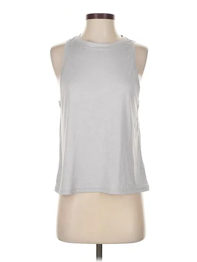 Pre-owned Athleta Sleeveless T-shirt In Silver