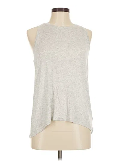 Pre-owned Athleta Sleeveless T-shirt In Silver