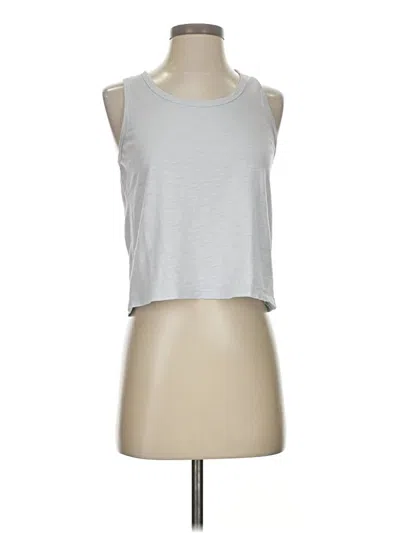 Pre-owned Athleta Sleeveless T-shirt In Silver
