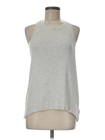Pre-owned Athleta Sleeveless T-shirt In Silver