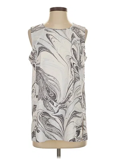 Pre-owned Athleta Sleeveless T-shirt In Silver
