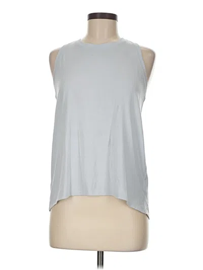 Pre-owned Athleta Sleeveless T-shirt In Silver
