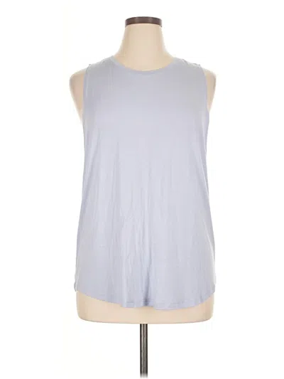 Pre-owned Athleta Sleeveless T-shirt In Silver