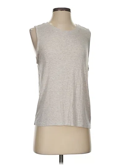 Pre-owned Athleta Sleeveless T-shirt In Silver