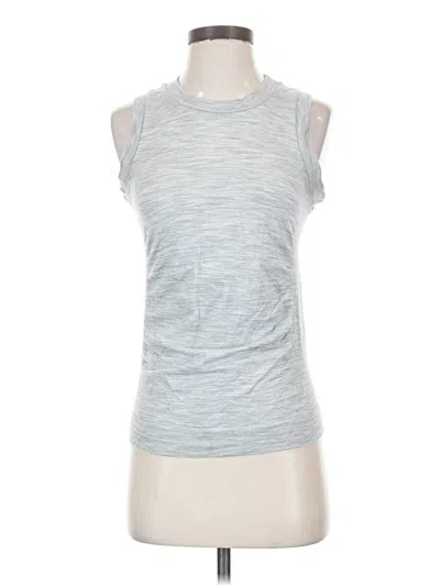 Pre-owned Athleta Sleeveless T-shirt In Silver
