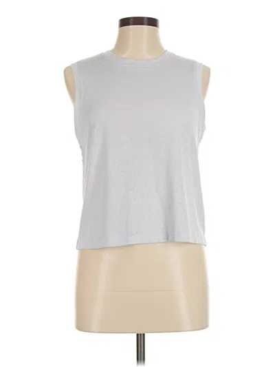 Pre-owned Athleta Sleeveless T-shirt In Silver