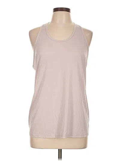 Pre-owned Athleta Sleeveless T-shirt In Tan