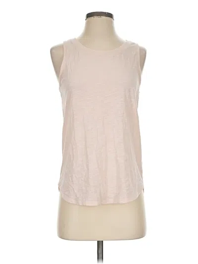 Pre-owned Athleta Sleeveless T-shirt In Tan
