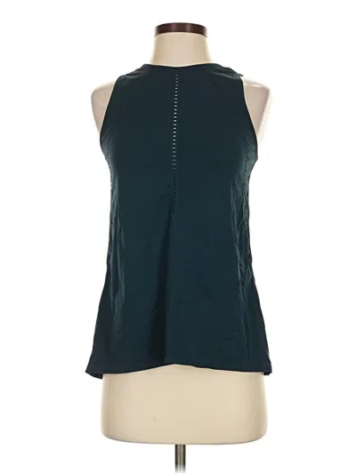 Pre-owned Athleta Sleeveless T-shirt In Teal