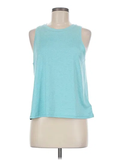 Pre-owned Athleta Sleeveless T-shirt In Teal