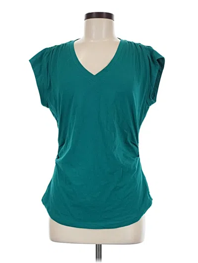 Pre-owned Athleta Sleeveless T-shirt In Teal