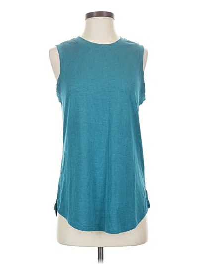 Pre-owned Athleta Sleeveless T-shirt In Teal
