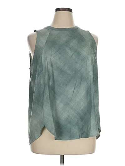 Pre-owned Athleta Sleeveless T-shirt In Teal
