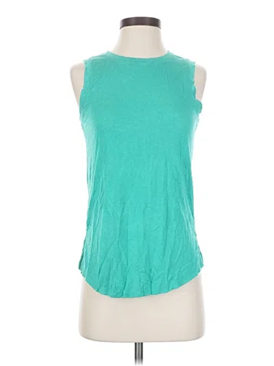 Pre-owned Athleta Sleeveless T-shirt In Teal