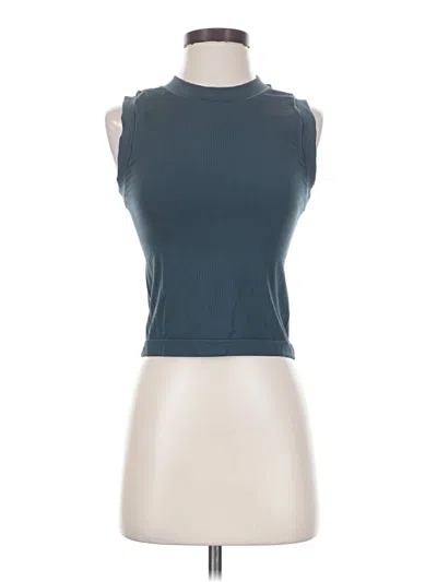Pre-owned Athleta Sleeveless T-shirt In Teal