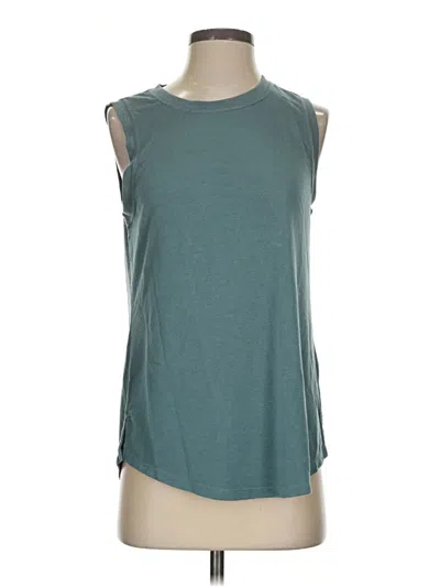 Pre-owned Athleta Sleeveless T-shirt In Teal