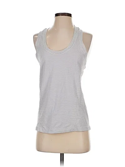 Pre-owned Athleta Sleeveless T-shirt In White