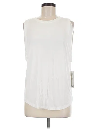 Athleta Sleeveless T-shirt In White
