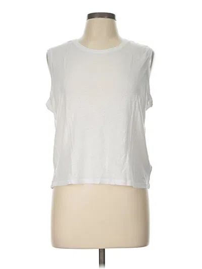 Athleta Sleeveless T-shirt In White